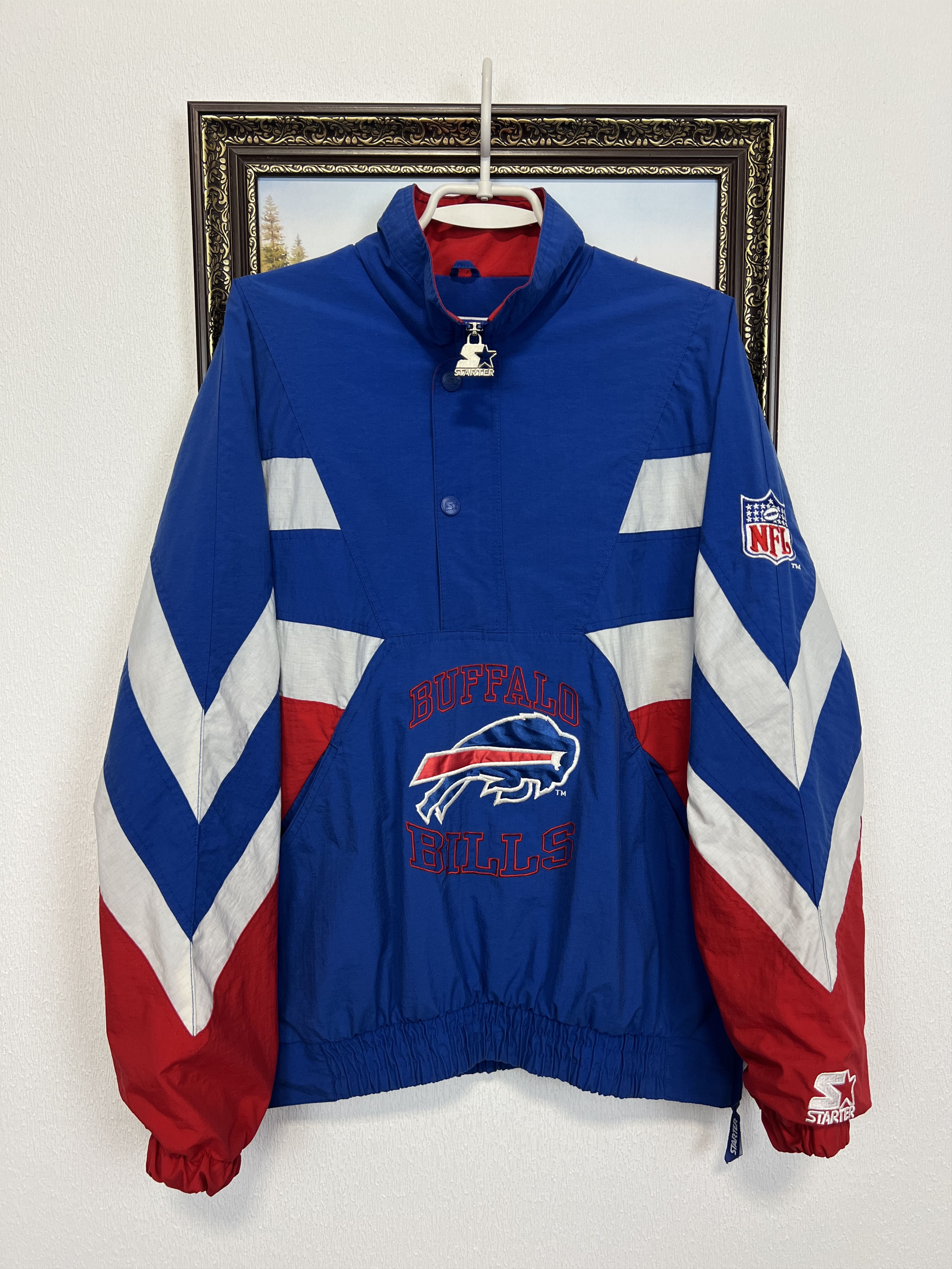 Starter Vintage 90's Buffalo Bills NFL Jacket Bomber Rare Hype Size US M / EU 48-50 / 2 - 1 Thumbnail