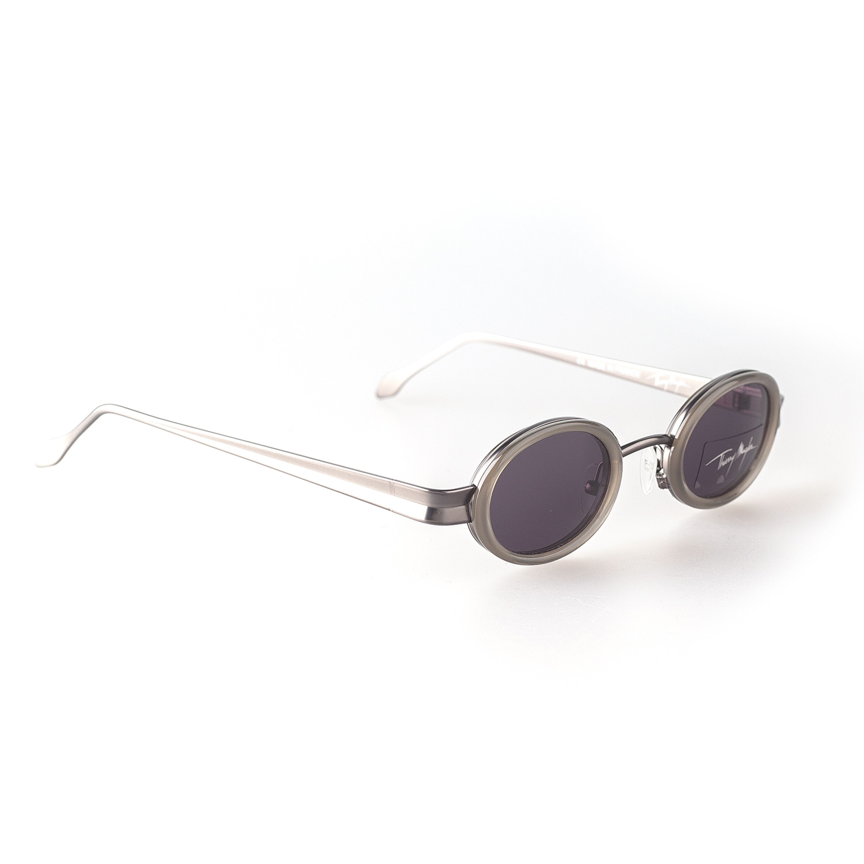 Thierry Mugler Thierry Mugler 6513 Vintage Oval Sunglasses Size ONE SIZE - 4 Thumbnail