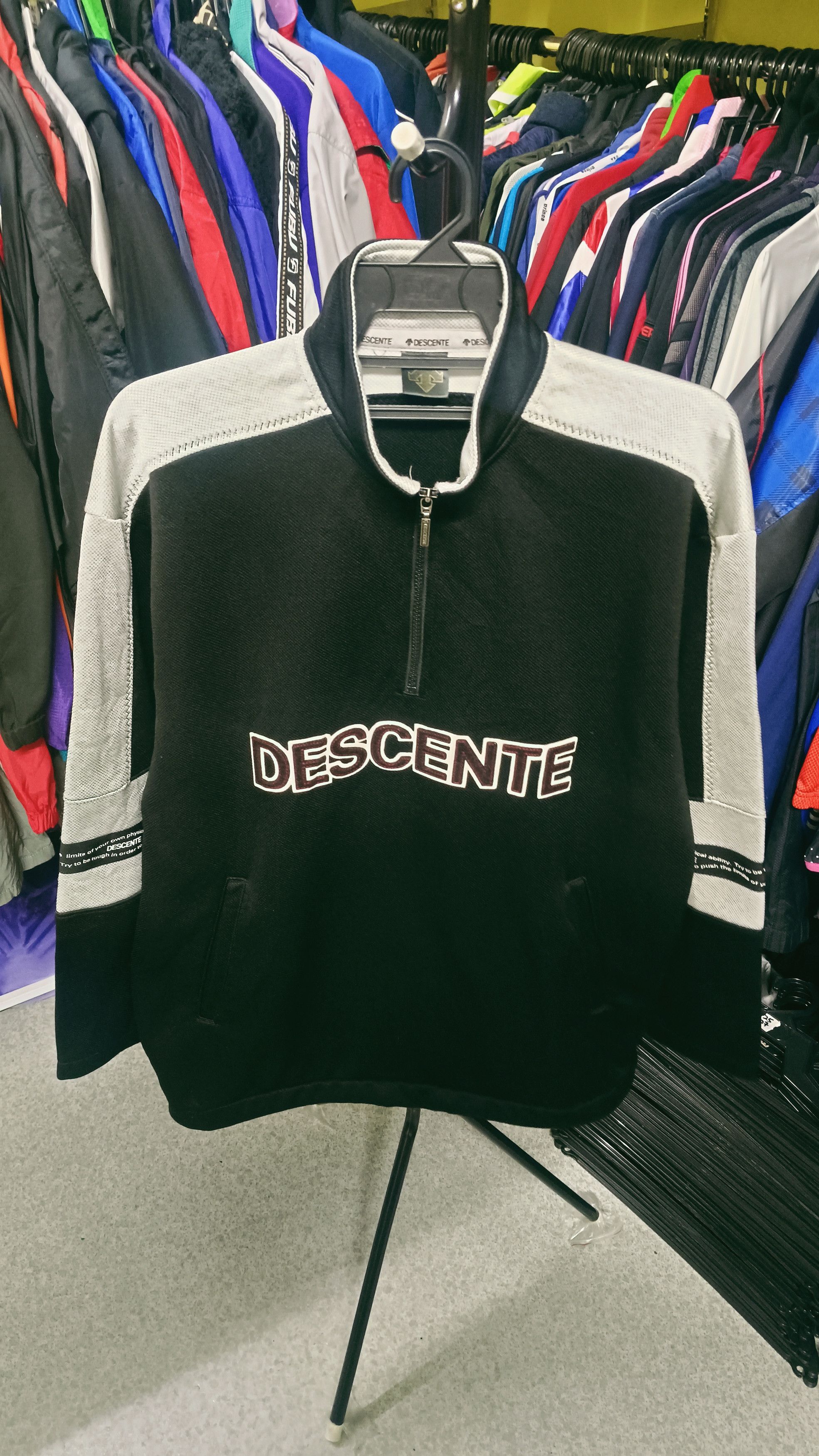 Vintage Descente Half Zipper Track Jacket