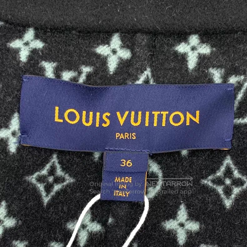 Louis Vuitton Louis Vuitton Black lining logo, full print, woolen lapel, Size XS / US 0-2 / IT 36-38 - 5 Thumbnail