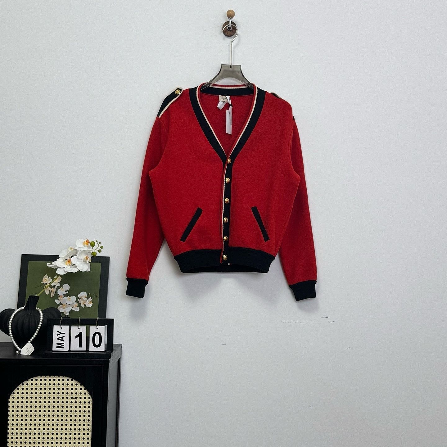 Celine Celine Wool Blend Cardigan Size S Size S / US 4 / IT 40 - 1 Thumbnail