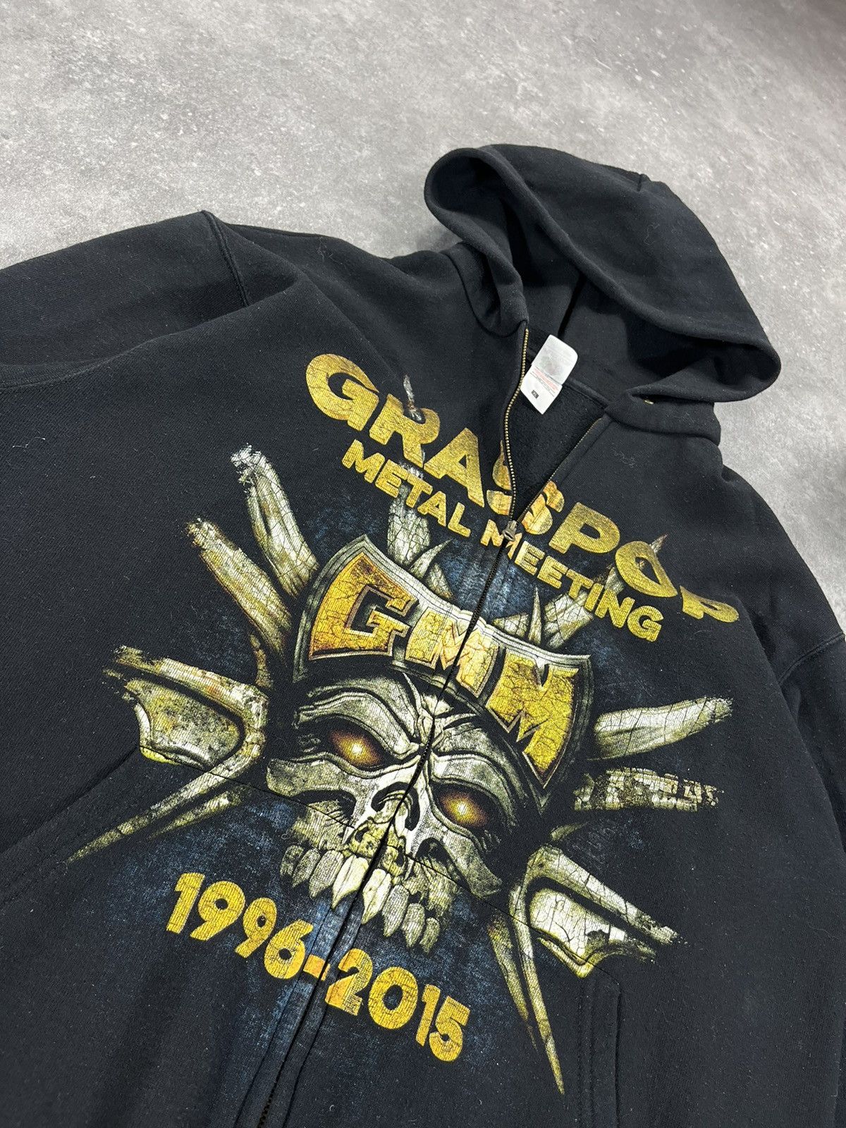 Band Tees × Vintage Vintage Zip Hoodie Graspop Metal Meeting W Size US XL / EU 56 / 4 - 6 Thumbnail