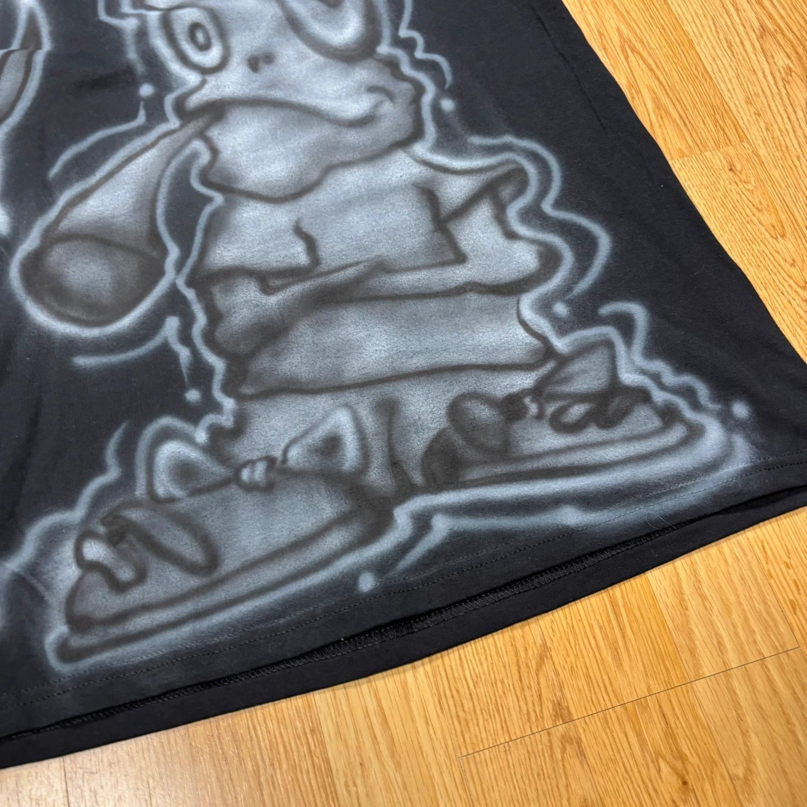 Japanese Brand Airbrushed Cartoon Graphic T-Shirt Size US XL / EU 56 / 4 - 3 Thumbnail