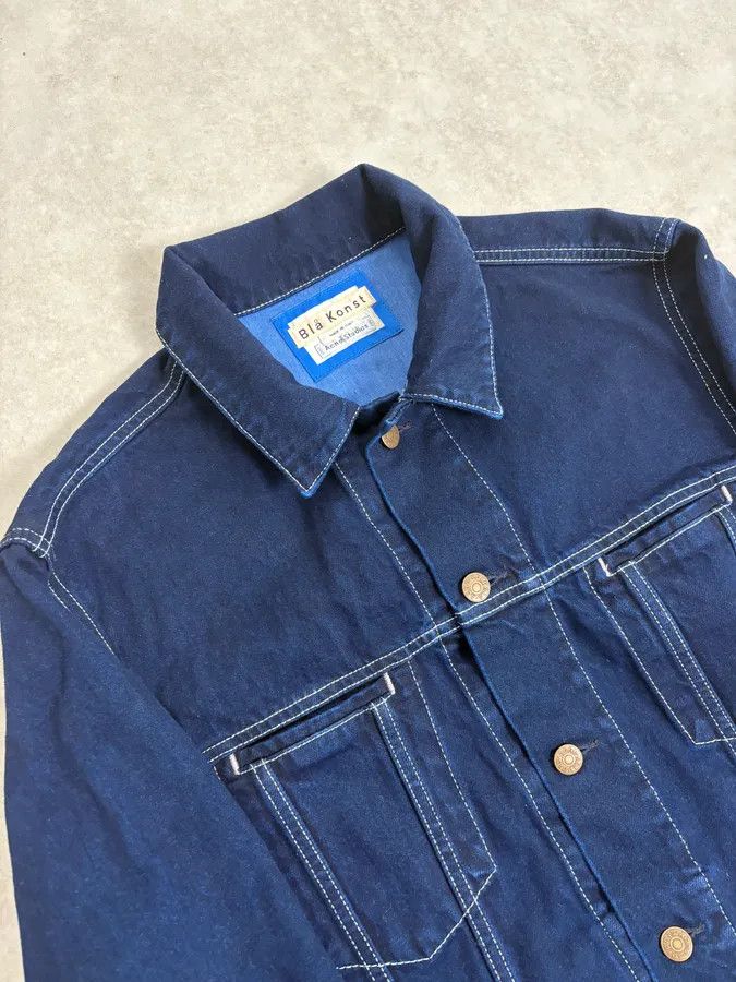 Acne Studios AW2017 Acne Studios Cobalt Blue Worker Trucker Jacket Size US M / EU 48-50 / 2 - 5 Thumbnail