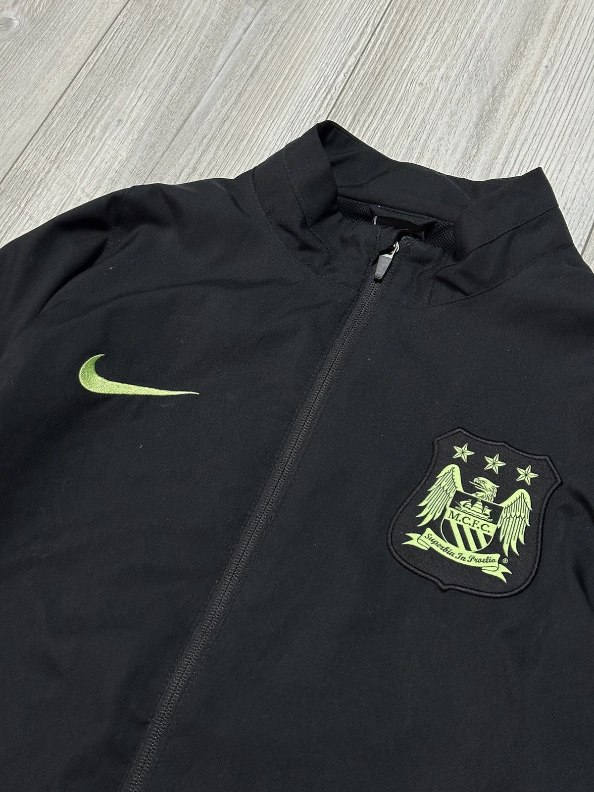 Vintage Nike Manchester City Track Jacket Soccer Football Warm Size US L / EU 52-54 / 3 - 2 Thumbnail