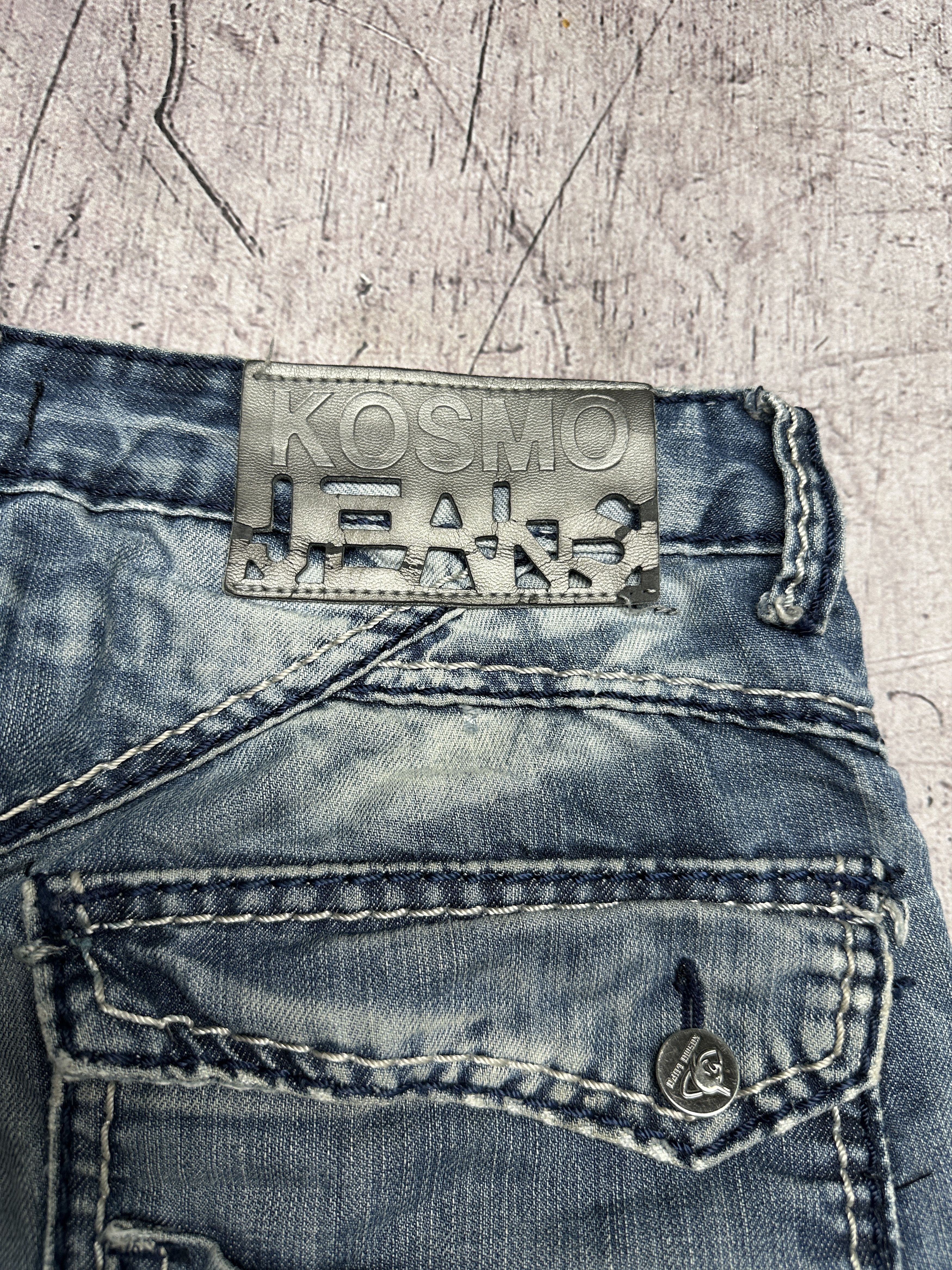 Japanese Brand × Vintage K&M Kosmo Lupo Vintage Mens Denim Pants Jeans Size US 32 / EU 48 - 9 Thumbnail