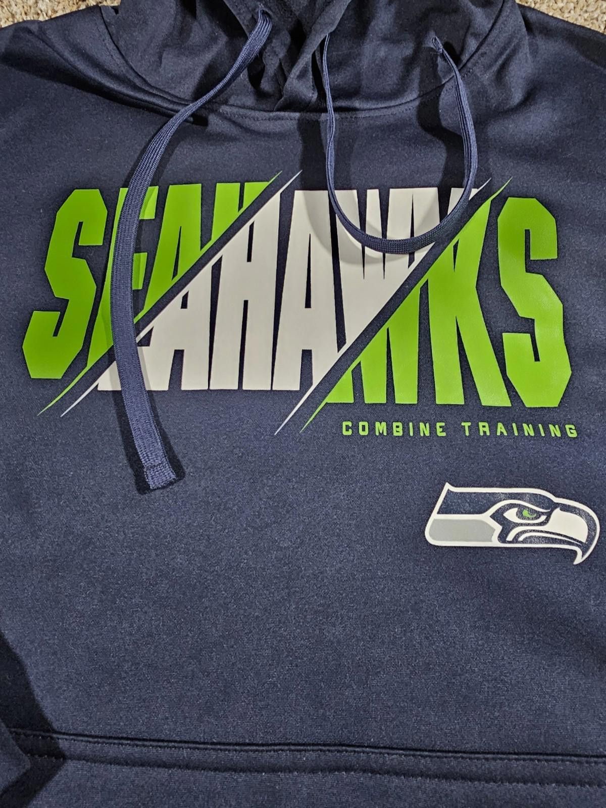 New Era Seattle Seahwaks Combine Training Authentic New Era M Hoodie Size ONE SIZE - 2 Thumbnail