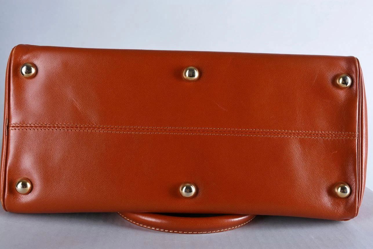 Yves Saint Laurent Women's Yves Saint Laurent Vintage Leather Handbag Brown Size ONE SIZE - 4 Thumbnail