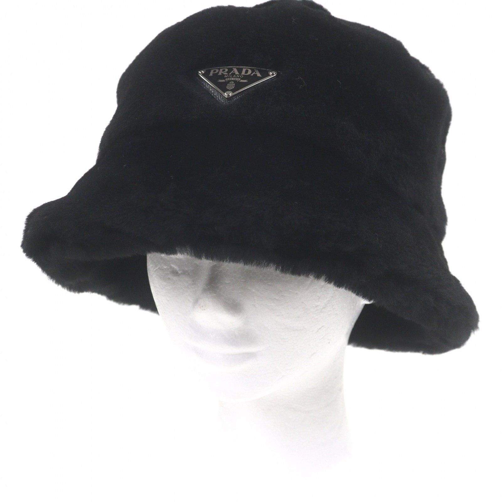 Prada Prada Prada Shearling Bucket Hat Fur Hats DUTY FREE for USA Size ONE SIZE - 1 Thumbnail