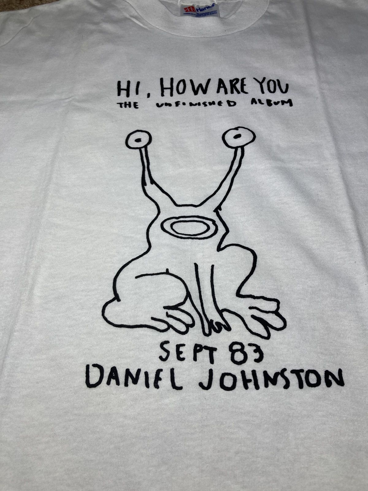 Band Tees × Vintage New 1994 Daniel Johnston Hi How Are You? Album 90s Art Music Size US M / EU 48-50 / 2 - 4 Thumbnail