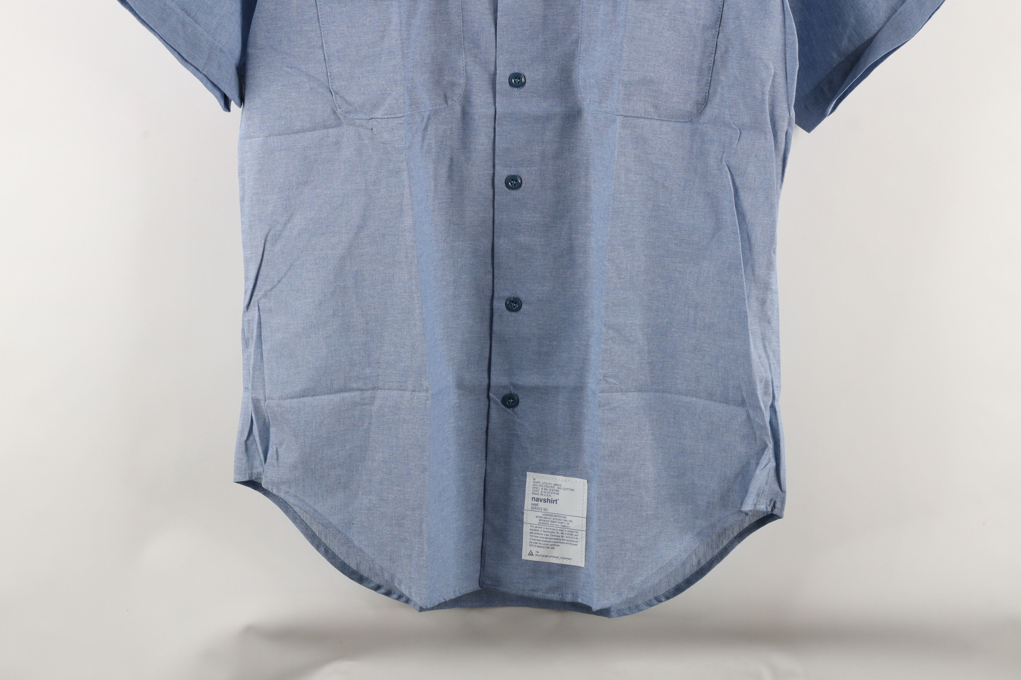 Vintage Deadstock Vintage 70s 80s Military Utility Button Shirt US Size US M / EU 48-50 / 2 - 3 Thumbnail