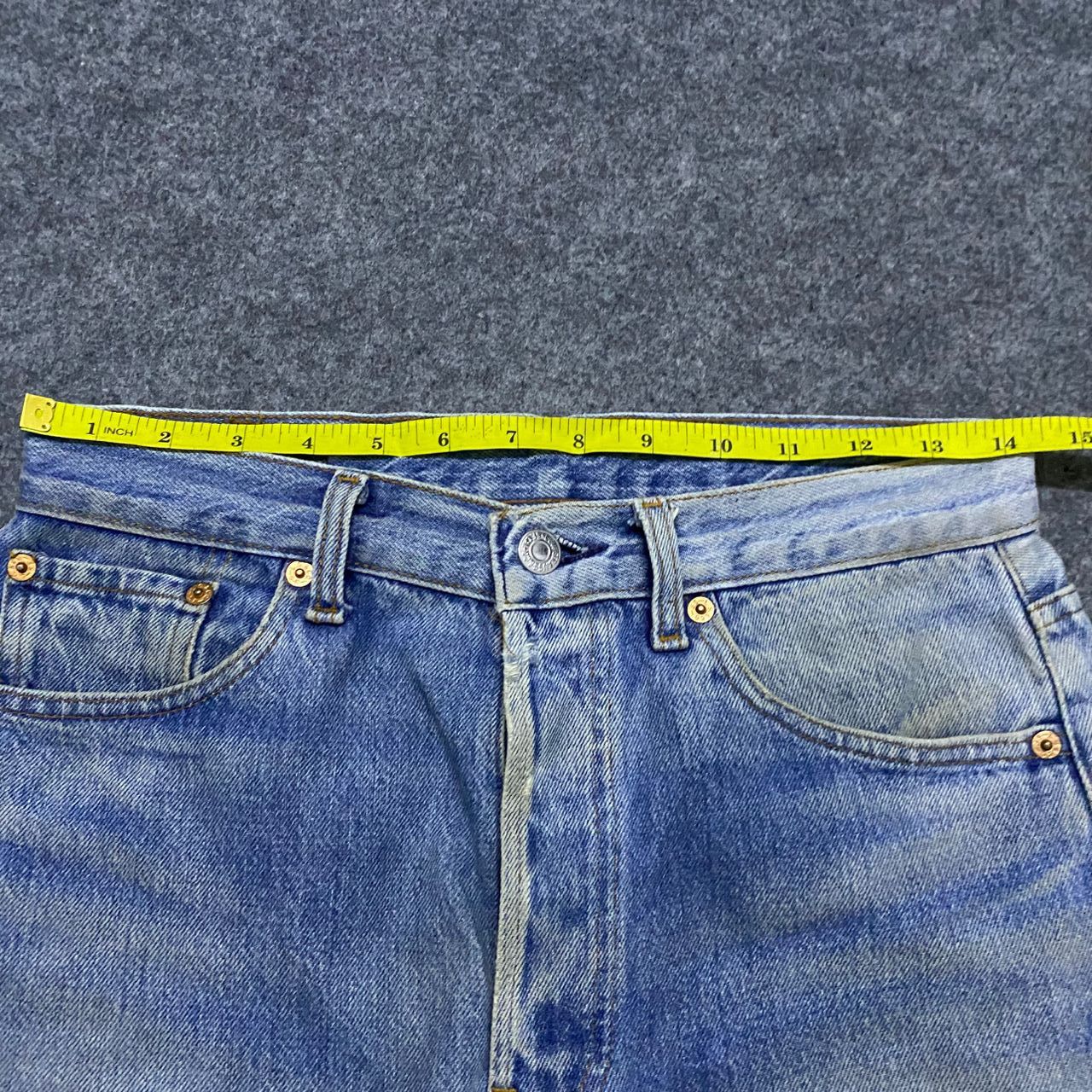 Levi's 💥Vintage Levis 501xx Distressed Denim Kurt Cobain Style s Size US 29 - 3 Thumbnail