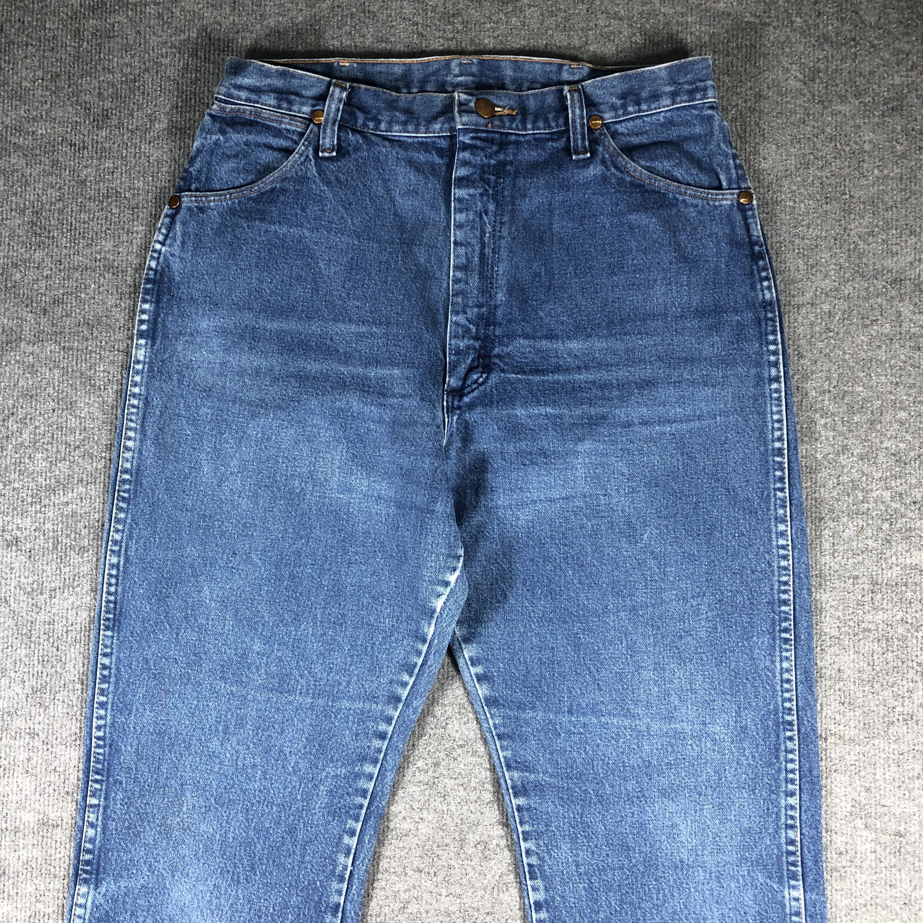 Vintage × Wrangler Vintage Wrangler Light Blue Wash Jeans L673 Size US 32 / EU 48 - 2 Thumbnail