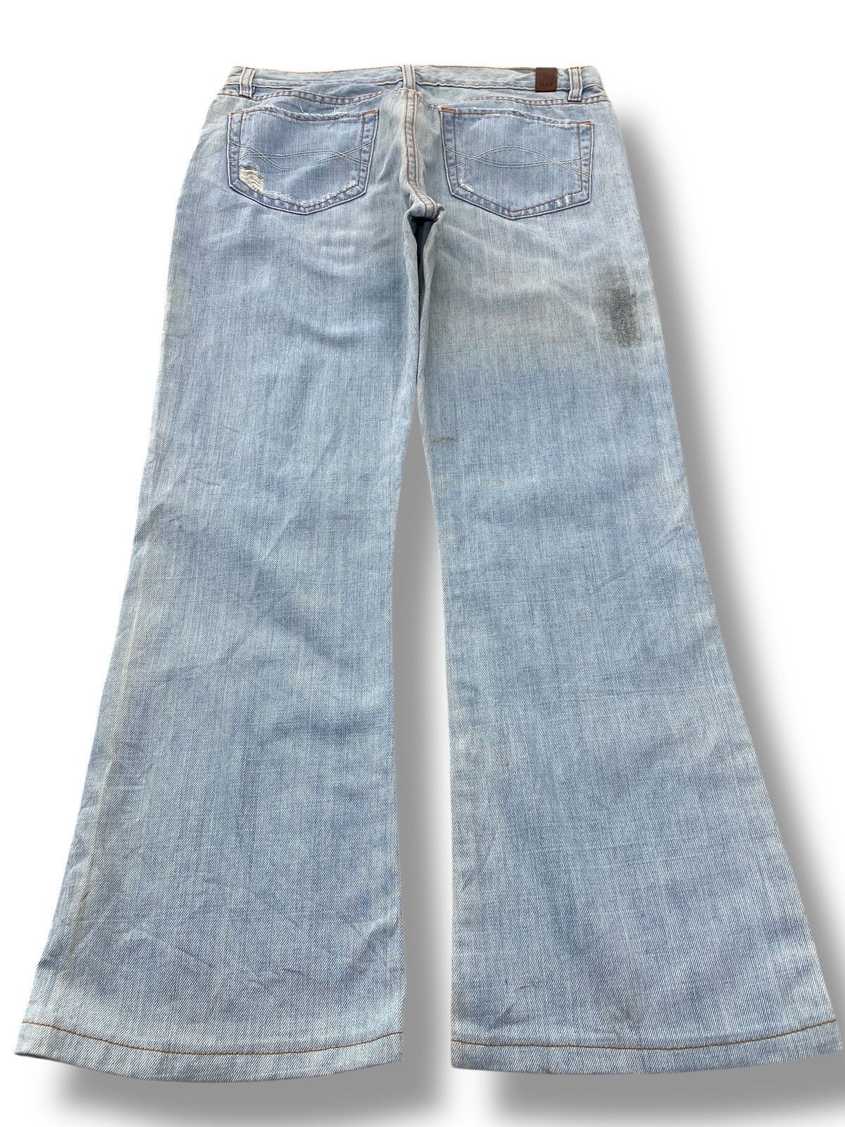 Abercrombie & Fitch Abercrombie & Fitch Distressed Style Boot Cut Jeans Size US 32 / EU 48 - 3 Thumbnail