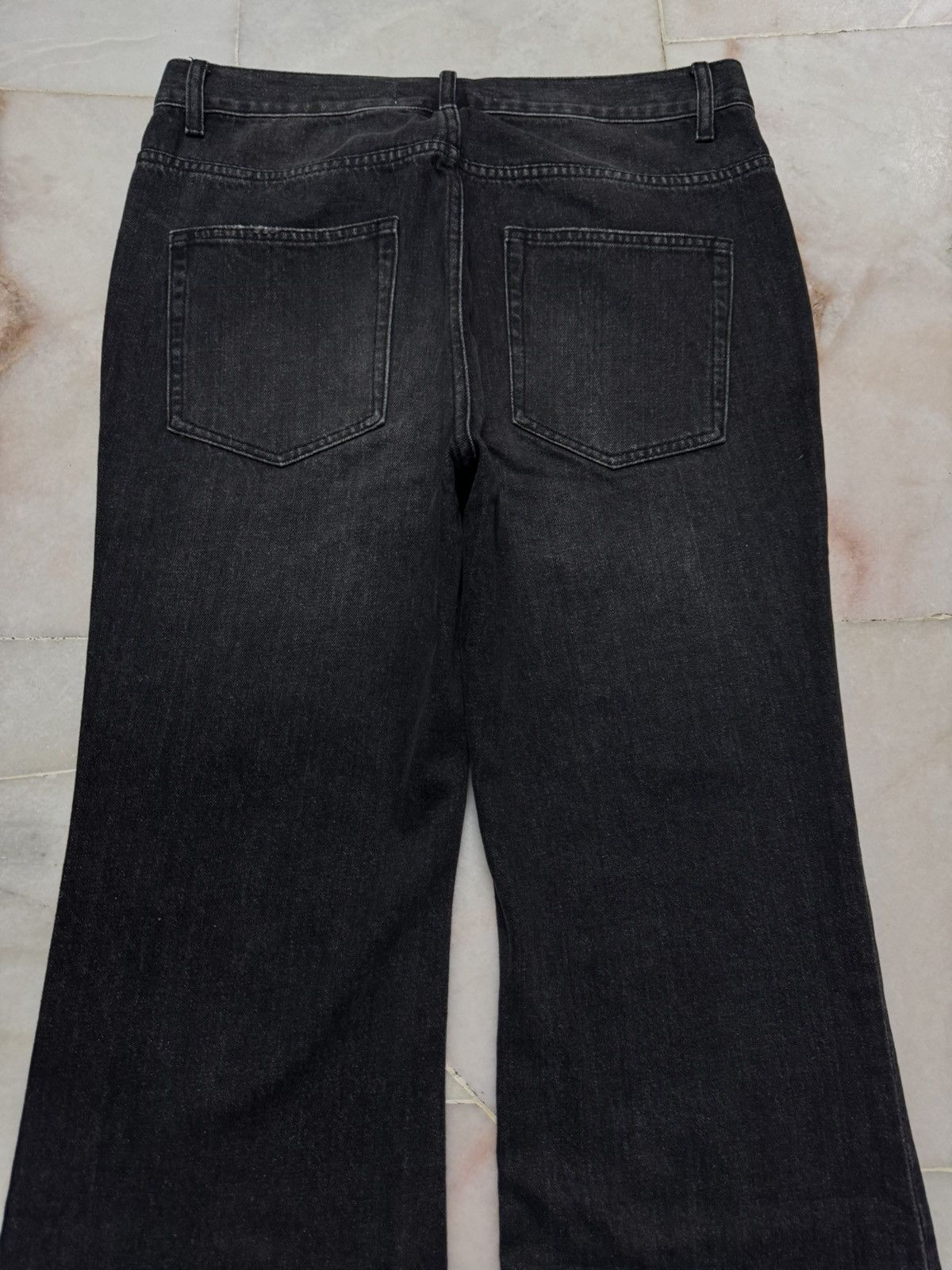 Beauty Beast 💥MEGA FLARED SICK💥CRINS RUSTY MUDWASH BAGGY BOOTCUT JEANS Size US 33 - 12 Thumbnail