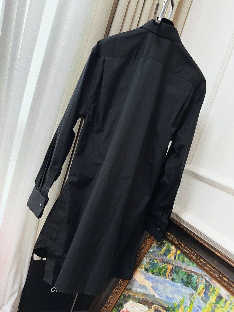 Loewe LOEWE Black irregular hem blouse dress Size XS / US 0-2 / IT 36-38 - 2 Thumbnail