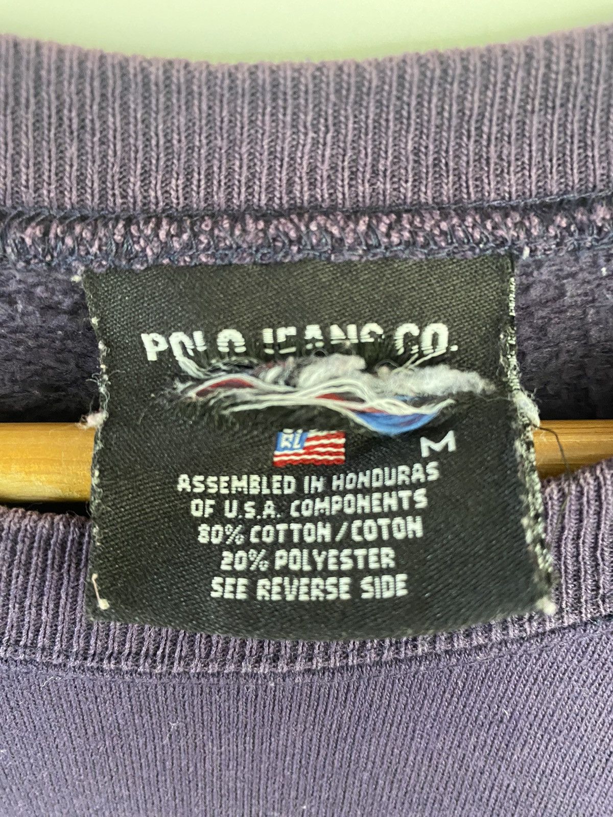 Polo Ralph Lauren × Ralph Lauren × Vintage RL Ralph Lauren USA Sweatshirt Polo Jeans Flag America Logo Size US XL / EU 56 / 4 - 10 Thumbnail
