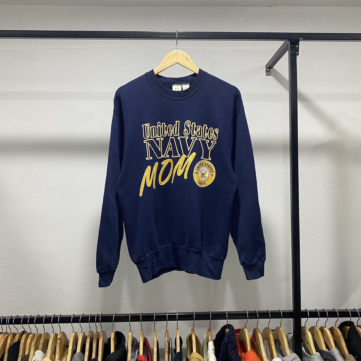 Vintage Sickk☠️ 80s US Navy Sweatshirt 50/50 Soffe Vintage Size US M / EU 48-50 / 2 - 1 Thumbnail