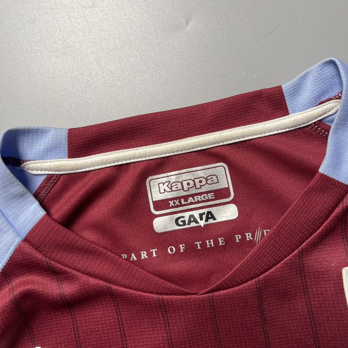 Kappa × Vintage ASTON VILLA KAPPA 2020/2021 SOCCER HOME JERSEY #10 GREALISH Size US XXL / EU 58 / 5 - 6 Thumbnail