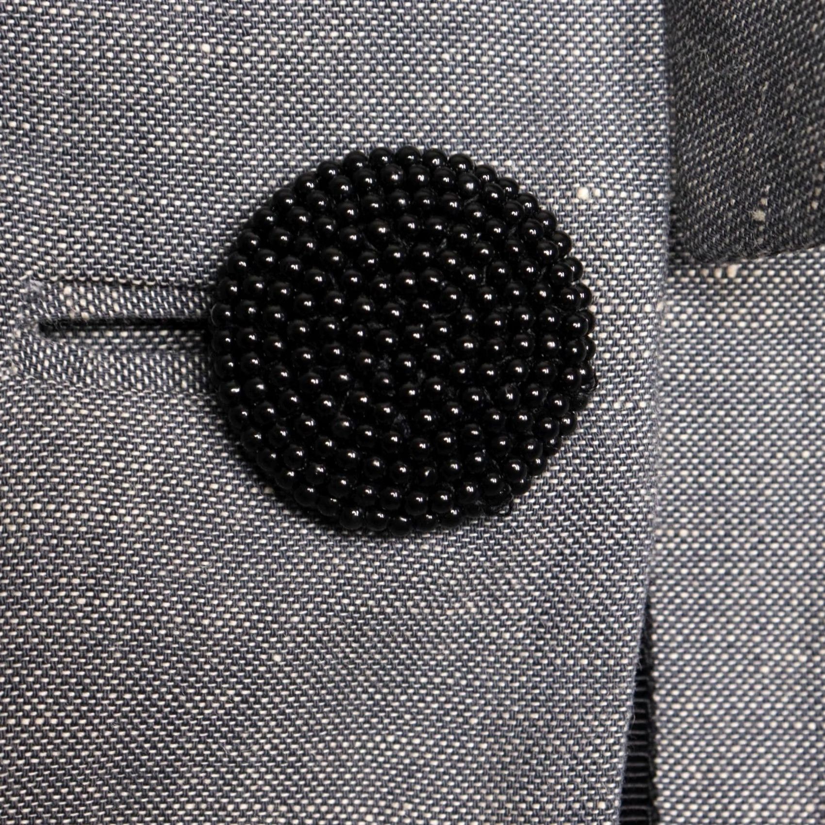 3.1 Phillip Lim 3.1 Phillip Lim Blazer Womens Size 0 Gray Wool Linen Tweed Cropped Office Oversized Button Pockets Jacket Short Solid Pattern Women's Size XS / US 0-2 / IT 36-38 - 3 Thumbnail