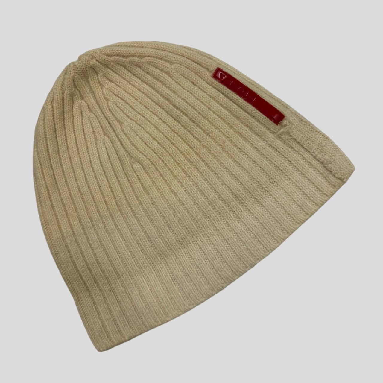 Prada Prada Sport 00’s Cream Ribbed Fisherman’s Beanie - S/M Size ONE SIZE - 5 Thumbnail