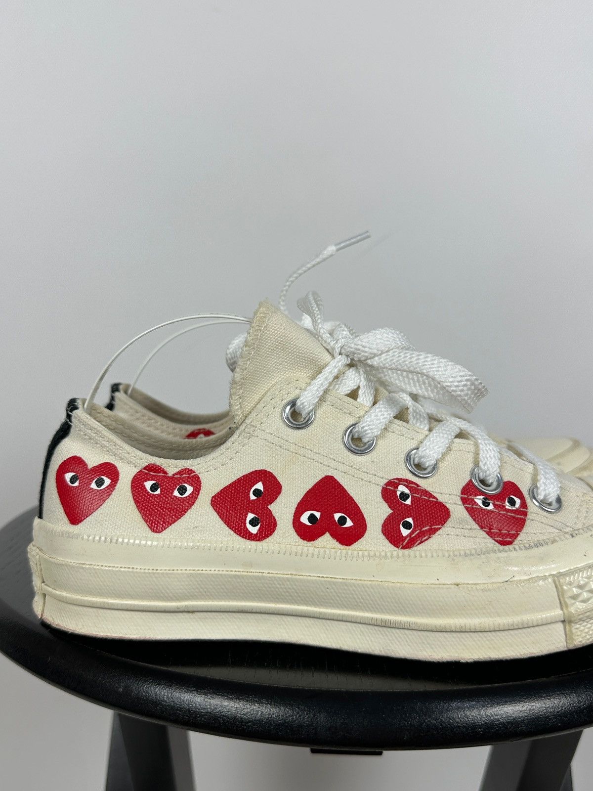 Comme des Garcons Comme Des Garçons x Chuck Taylor Converse All Star Low Top Size US 5 / IT 35 - 13 Thumbnail