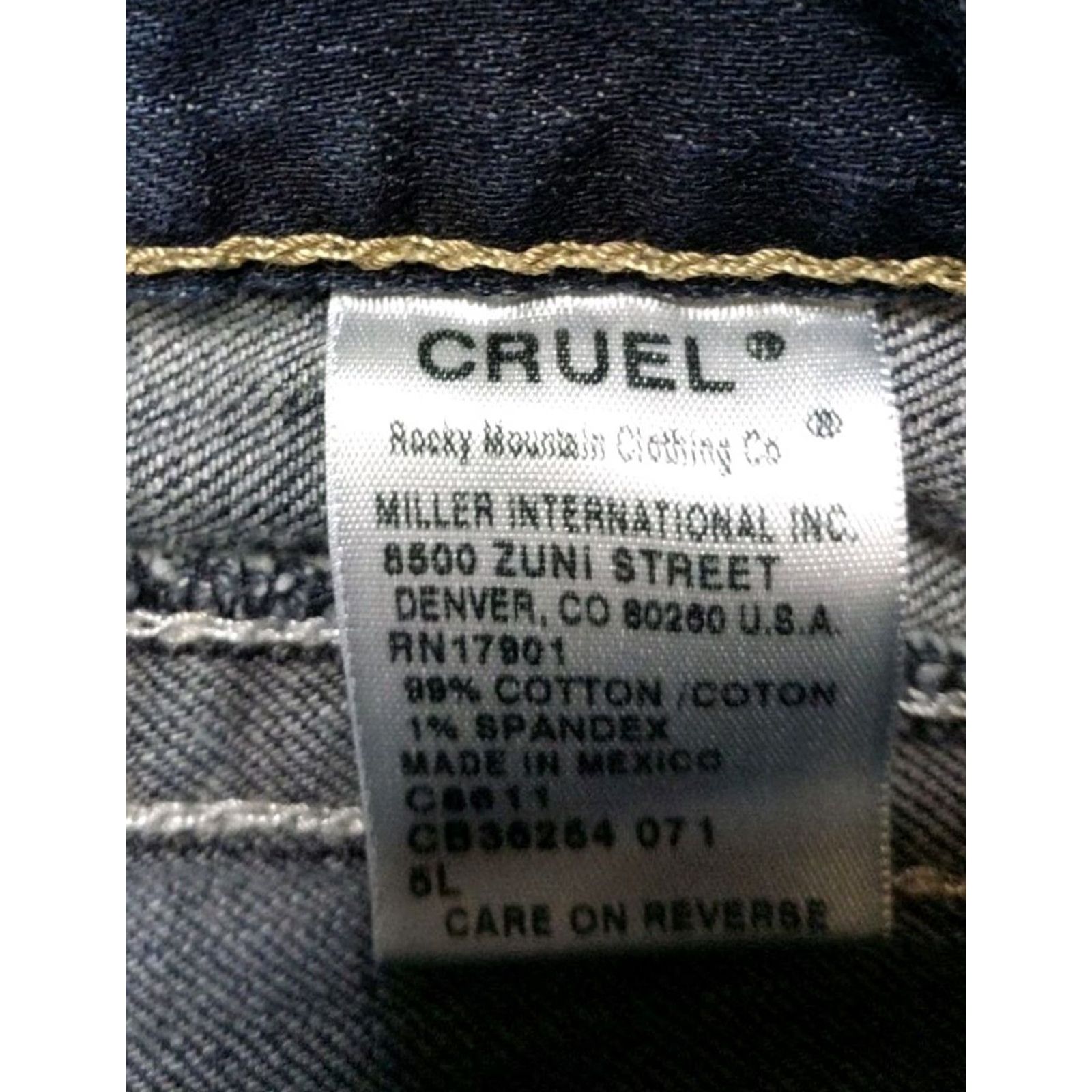 Vintage Rocky Mountain Cruel Jeans Bootcut Women's 30x33 Denim Blue Studded Distressed KERI 30 ESPN? Size 30" / US 8 / IT 44 - 7 Thumbnail