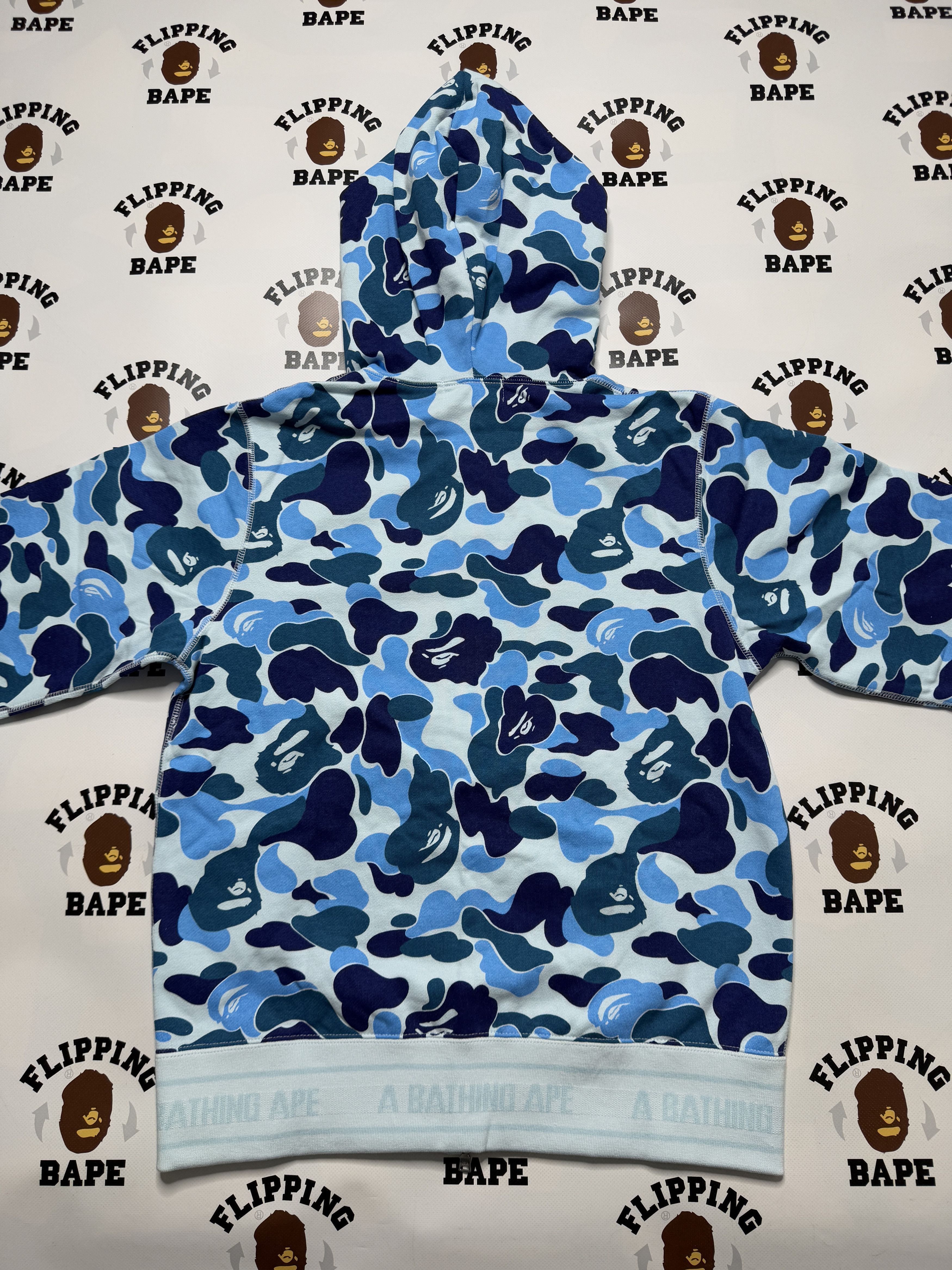 Bape BAPE ABC CAMO LOGO RIB FULL ZIP HOODIE Size US L / EU 52-54 / 3 - 7 Thumbnail