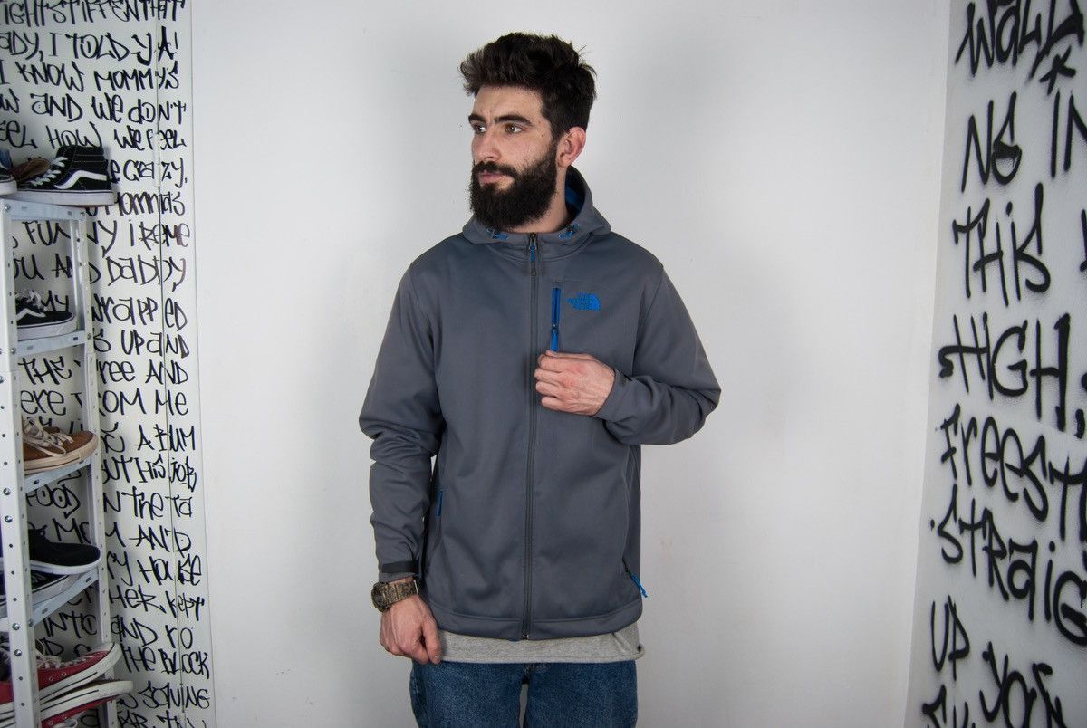 The North Face The North Face Hooded Softshell Fleece Thermo Jacket Shell Size US L / EU 52-54 / 3 - 4 Thumbnail