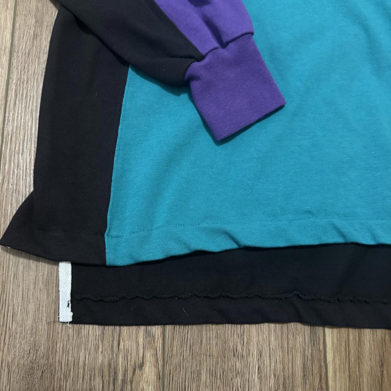 Other Vintage 90s Striped Polo Slammer by Munsingwear Long Sleeve Size US M / EU 48-50 / 2 - 2 Thumbnail