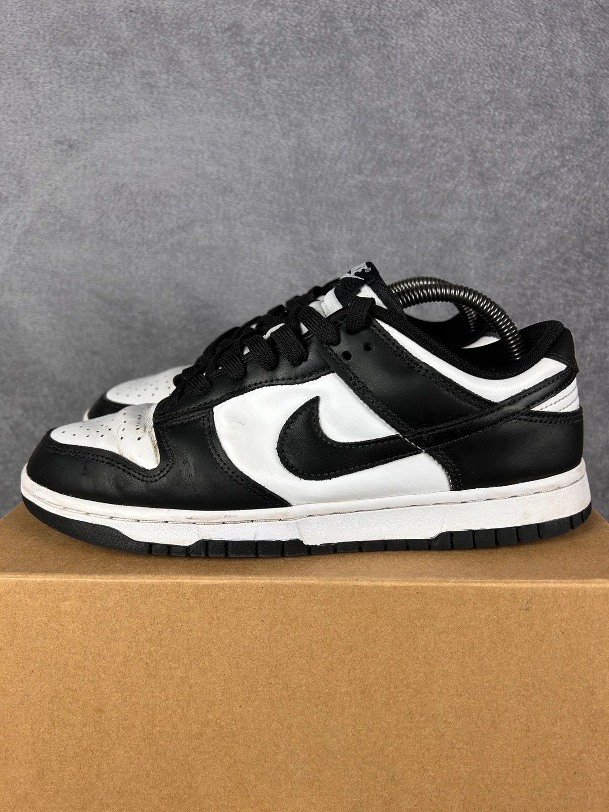 Nike Nike Dunk Low Retro Panda sneakers white black leather Size US 8 / EU 41 - 2 Thumbnail