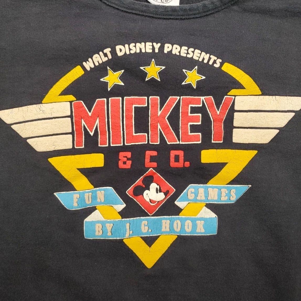 Disney VTG Disney Sweatshirt Women L Black Mickey Mouse 90s Fun Games Pullover Crewneck Size L / US 10 / IT 46 - 2 Thumbnail
