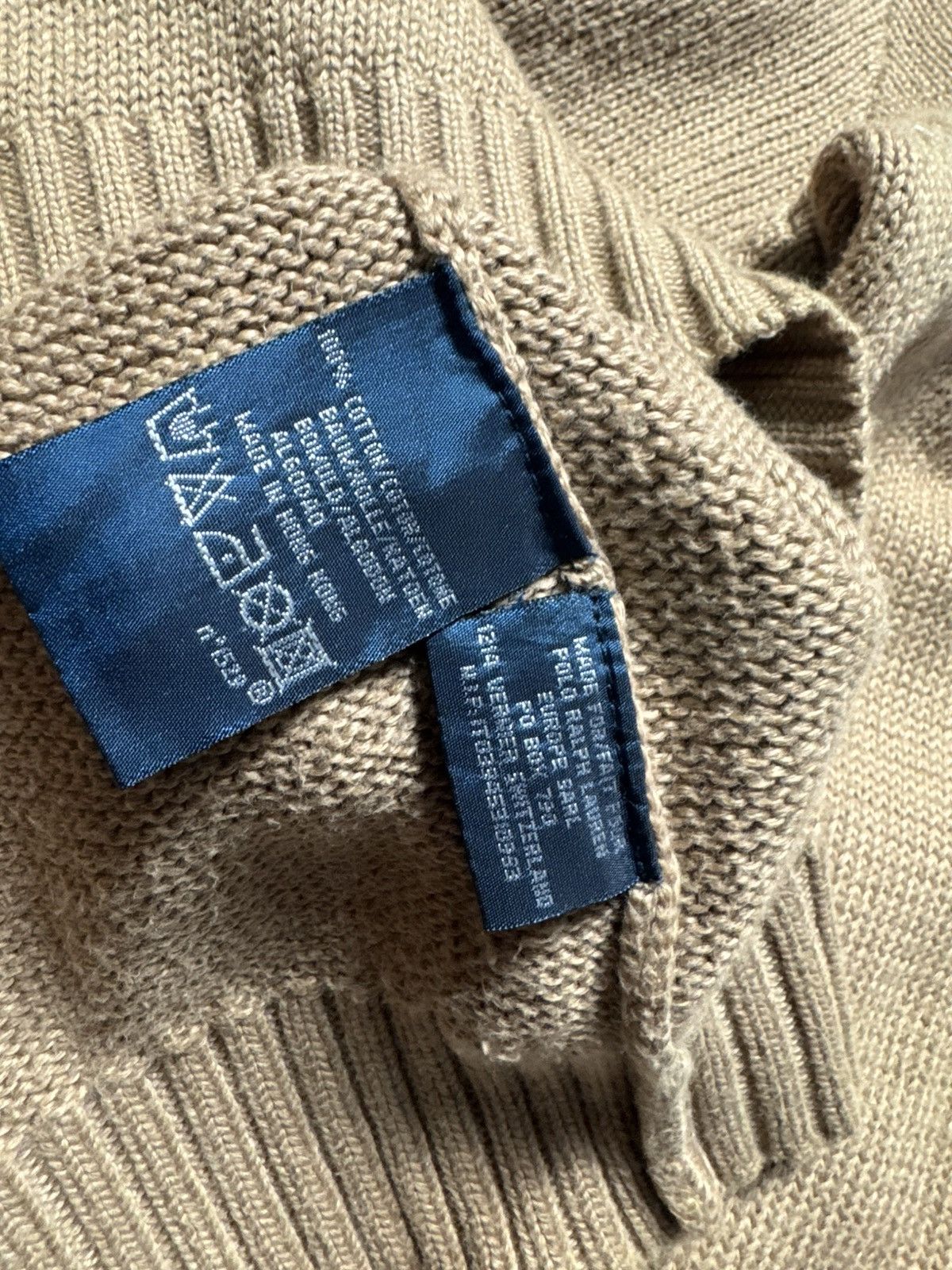 Polo Ralph Lauren Polo Ralph Lauren Vintage 90’s Brown Knitted Sweater Size XL Size US XL / EU 56 / 4 - 7 Thumbnail