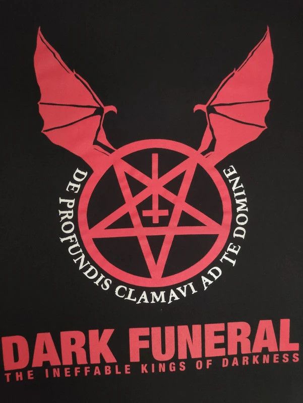 Band Tees Dark Funeral T Shirt Vintage 2003 Tour Black Metal Rare Size US XL / EU 56 / 4 - 4 Thumbnail
