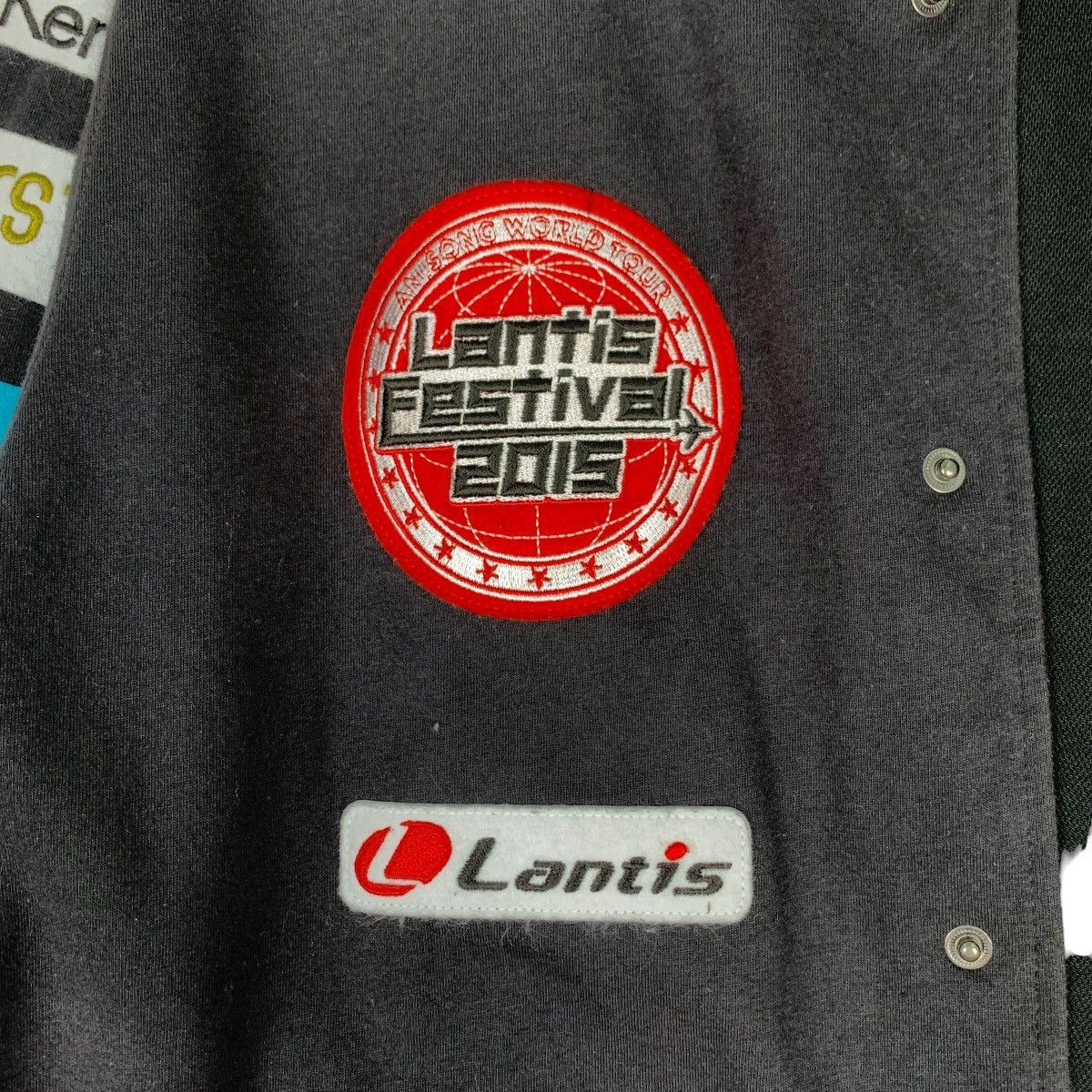 Japanese Brand Lantis Festival Anisong World Tour Patches Jacket #0436-C20 Size US M / EU 48-50 / 2 - 17 Thumbnail