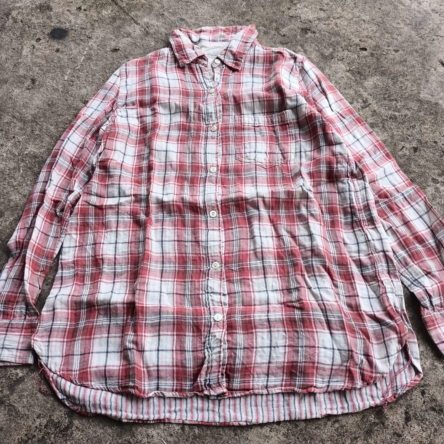 If Six Was Nine × Japanese Brand × Le Grande Bleu (L.G.B.) 00s GOA plaid L/s shirt Size US S / EU 44-46 / 1 - 4 Thumbnail