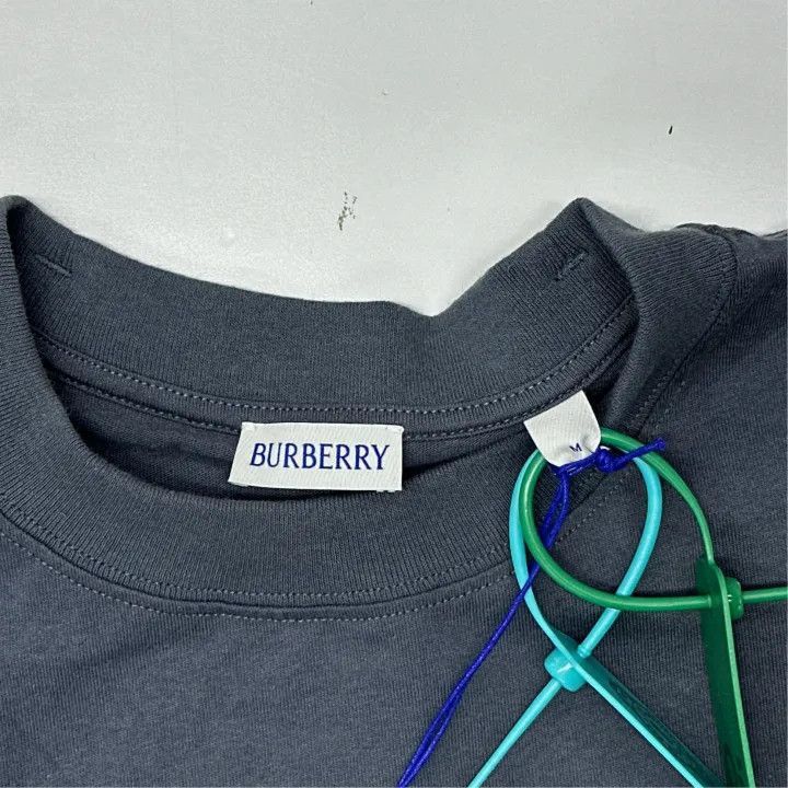 Burberry Burberry Burberry SS25 Logo Embroidered T-Shirt for Men-25 Size US M / EU 48-50 / 2 - 2 Thumbnail