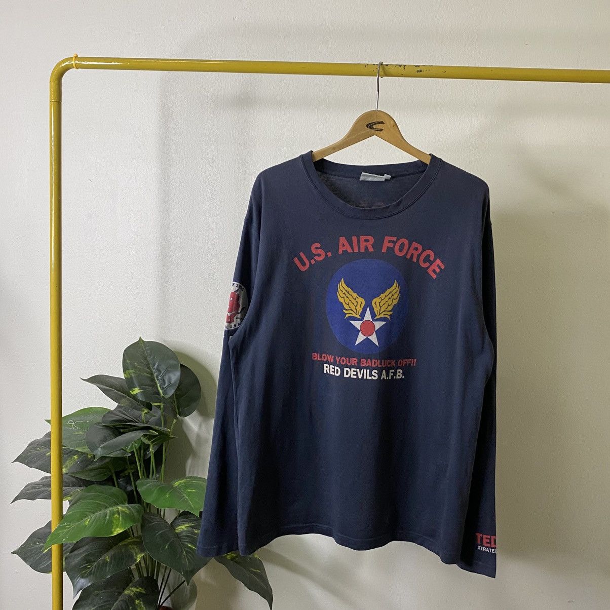 Tedman Tedman Company US Air Force Red Devils Fighting Squadron LS Size US XL / EU 56 / 4 - 1 Thumbnail