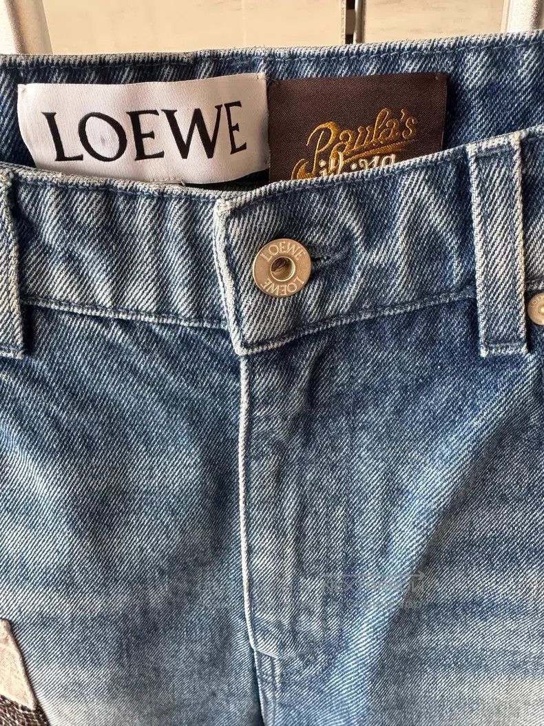 Loewe Loewe Distressed Straight Leg Denim Pants Size US 41 - 8 Thumbnail