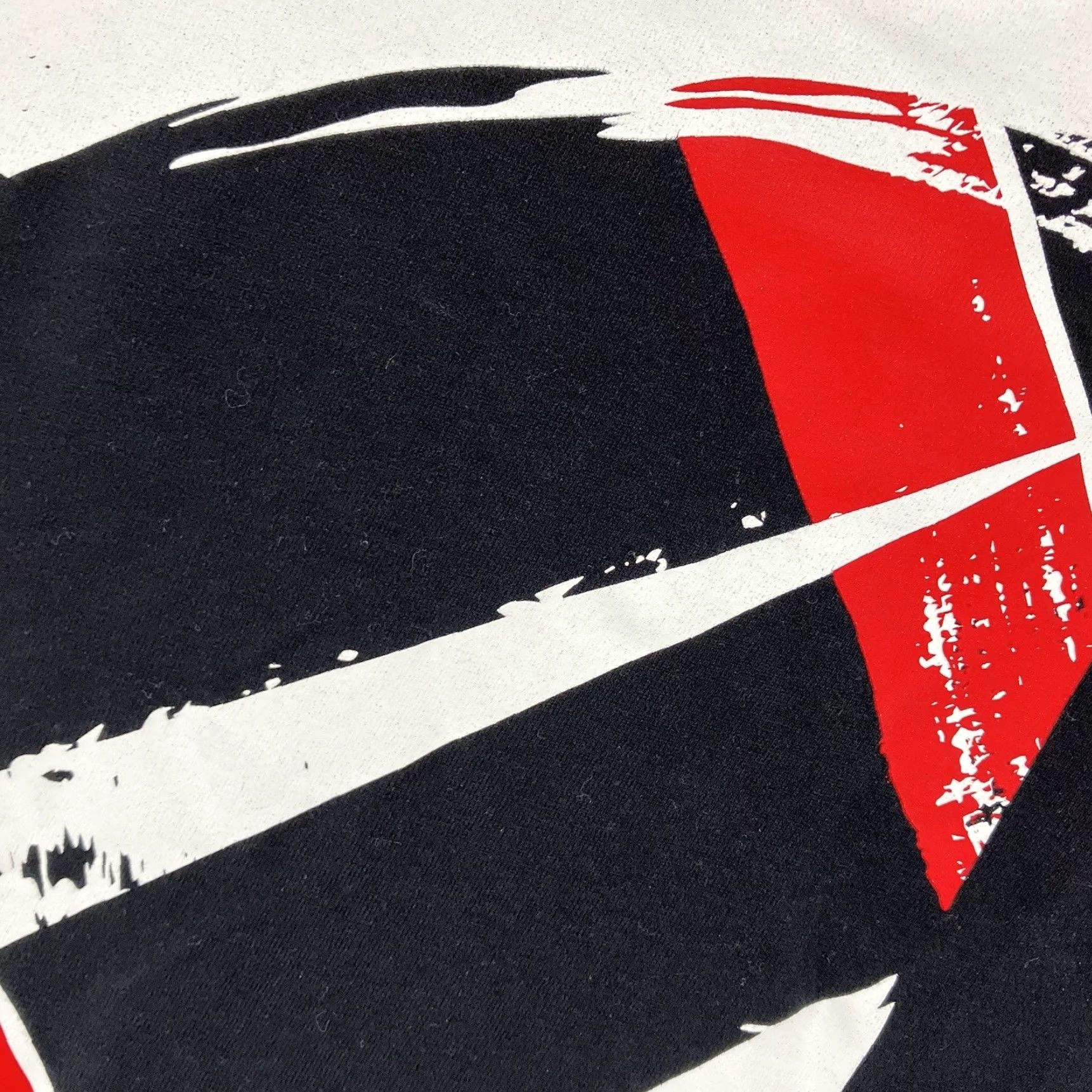 Nike Nike Dri-Fit T-Shirt Mens Large Black Short Sleeve Front Red & White Graphic Size US L / EU 52-54 / 3 - 6 Thumbnail