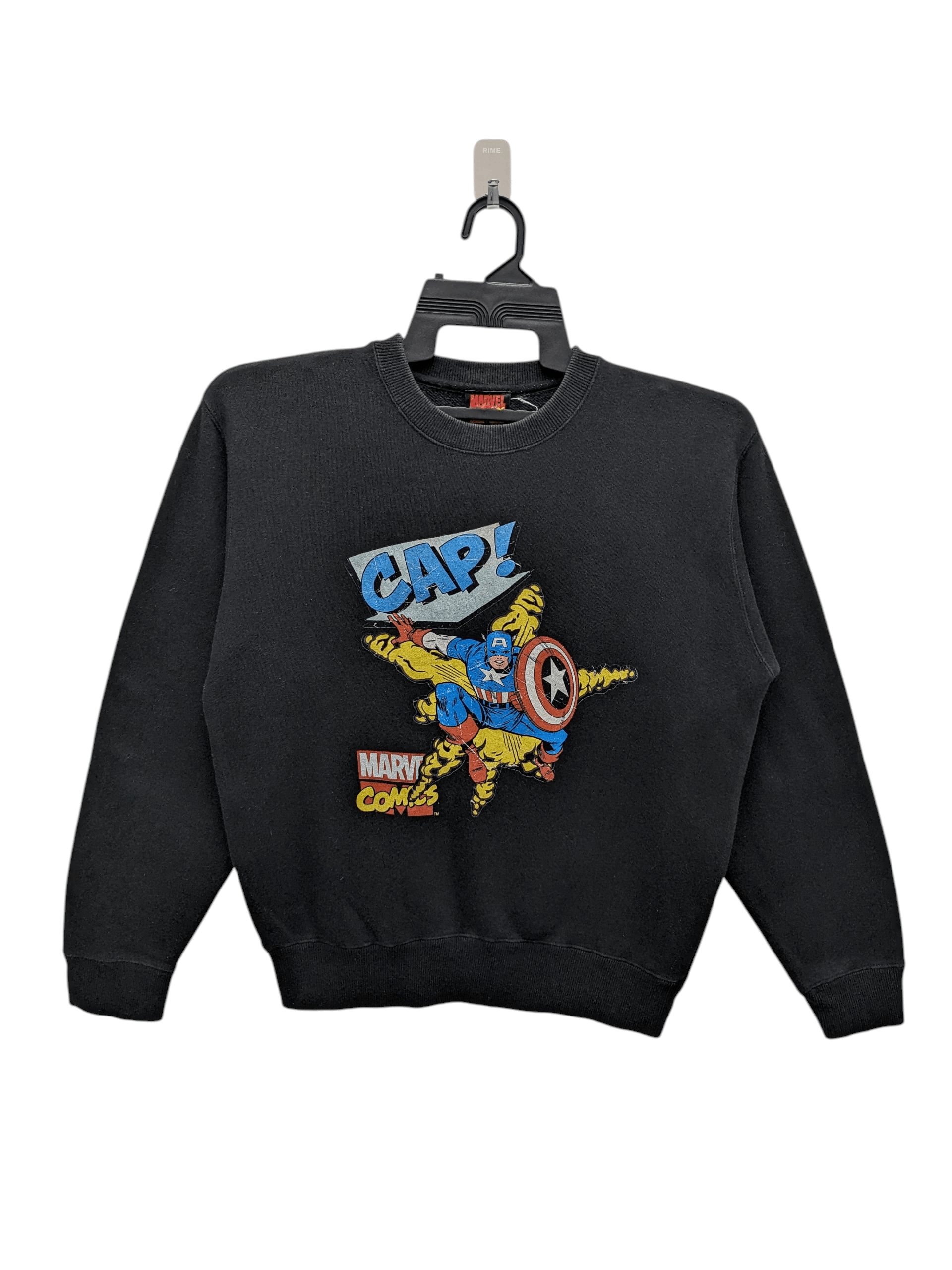 Marvel Comics Marvel Comics CAP! Captain America Black Crewneck Sweatshirt Size US M / EU 48-50 / 2 - 1 Thumbnail