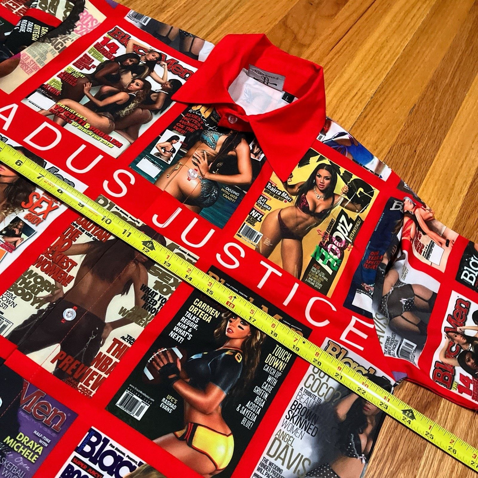 Other Jadus Justice Shirt Black Men Magazine Model Covers AOP Size US L / EU 52-54 / 3 - 4 Thumbnail