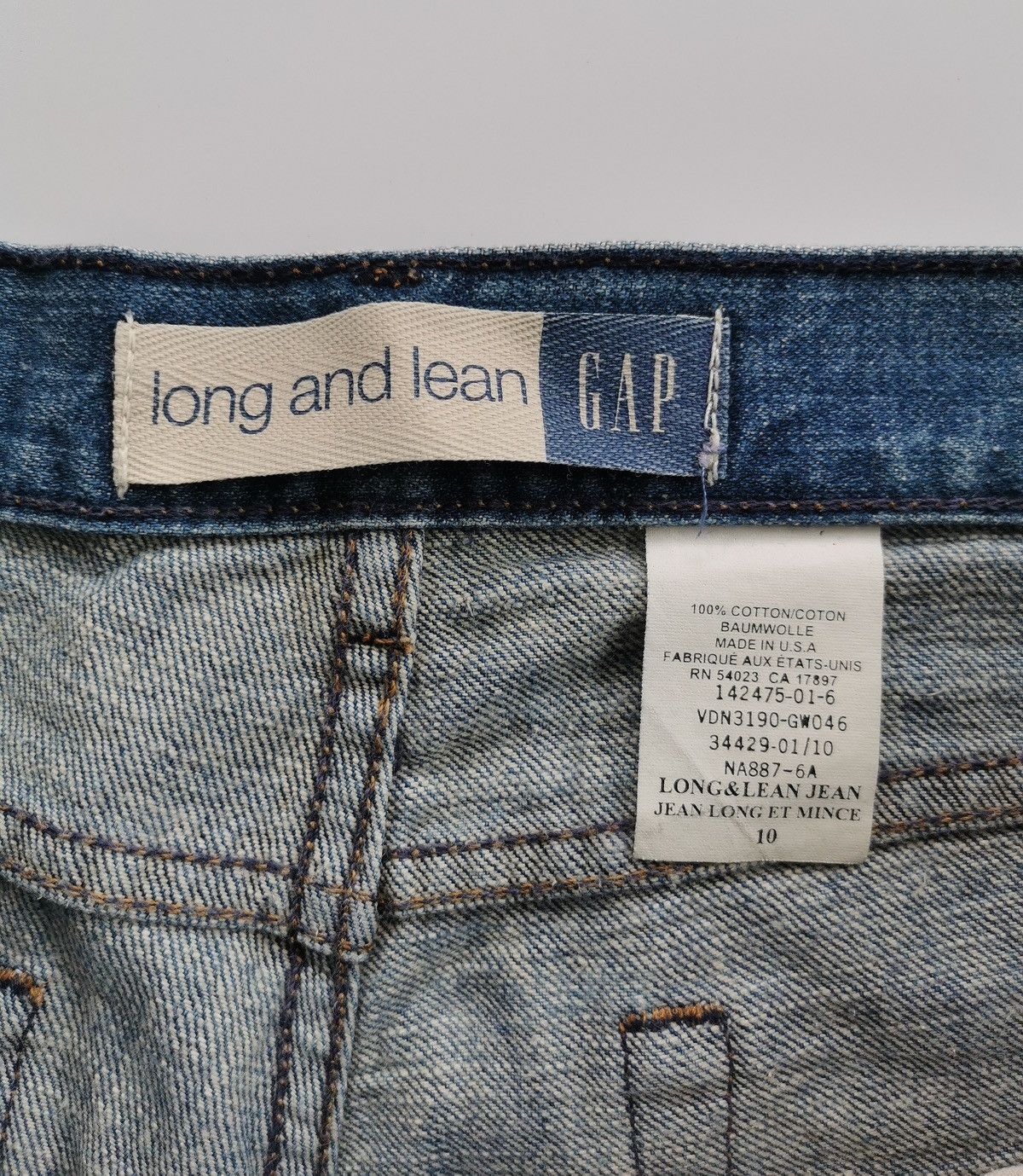Vintage Vintage Gap USA Flared Bootcut Long Lean Jeans Size US 33 - 9 Thumbnail