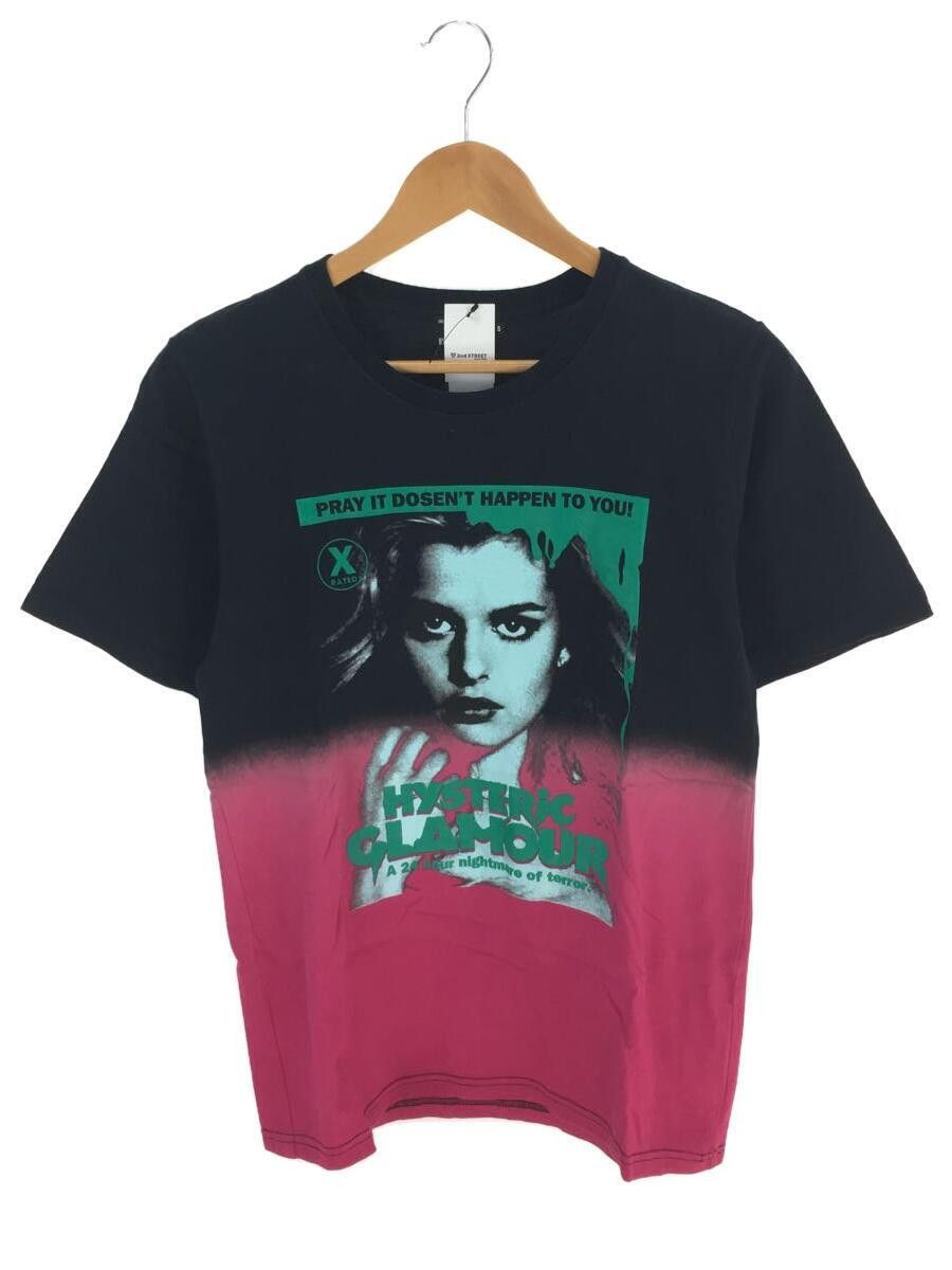 image of Hysteric Glamour Pray It Doesn't Happen To You! T-Shirt in Black, Men's (Size Small)