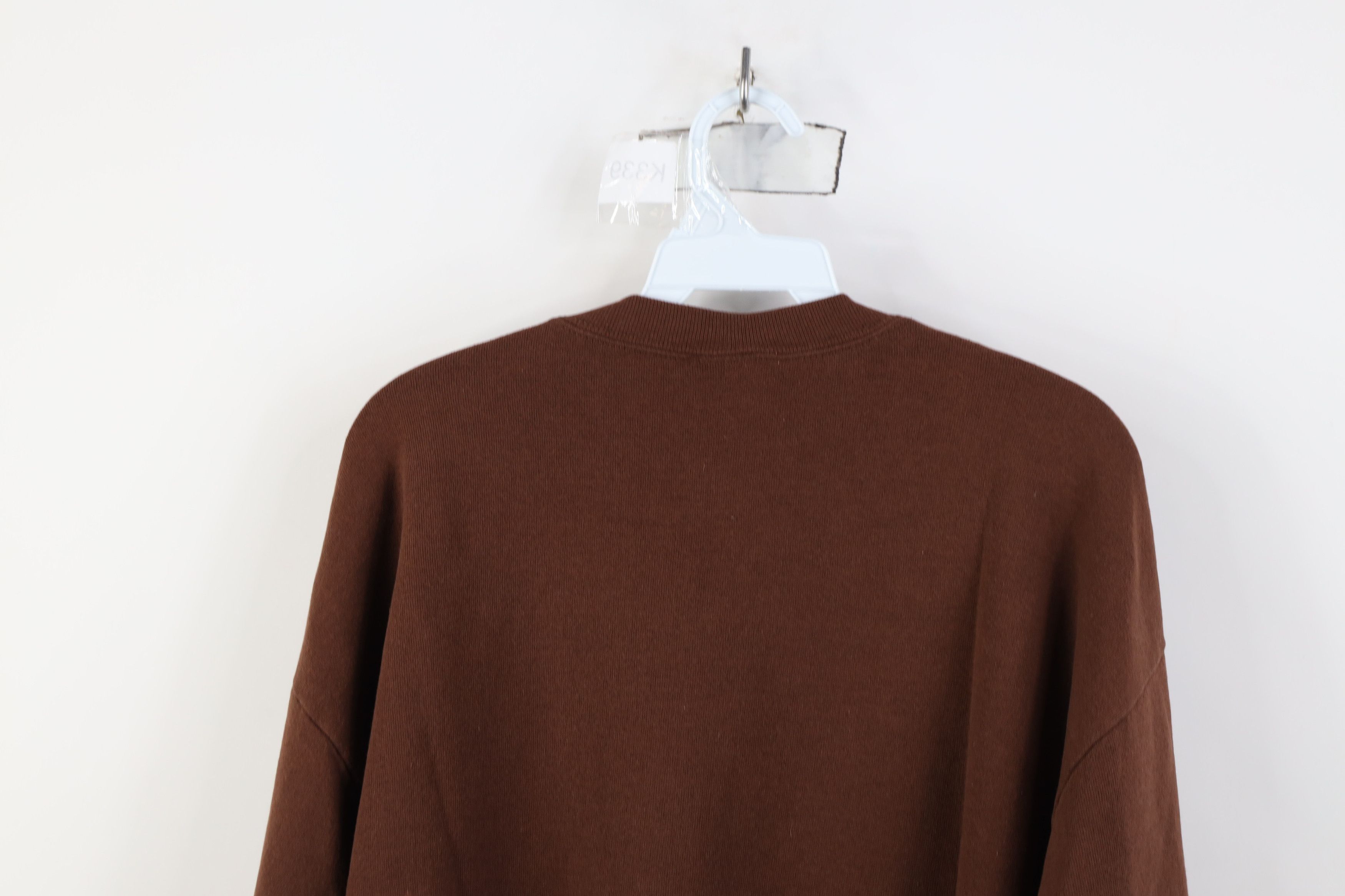 Vintage Vintage 90s Streetwear Nature Mouse Flower Sweatshirt Brown Size XL / US 12-14 / IT 48-50 - 14 Thumbnail