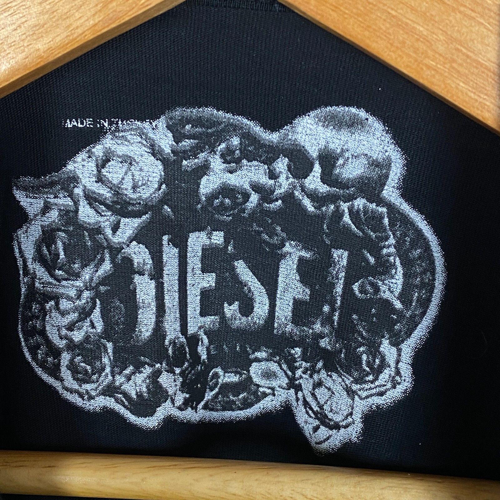 Diesel Diesel Tee Men's Size L Black Short Sleeve ` Size US L / EU 52-54 / 3 - 6 Thumbnail
