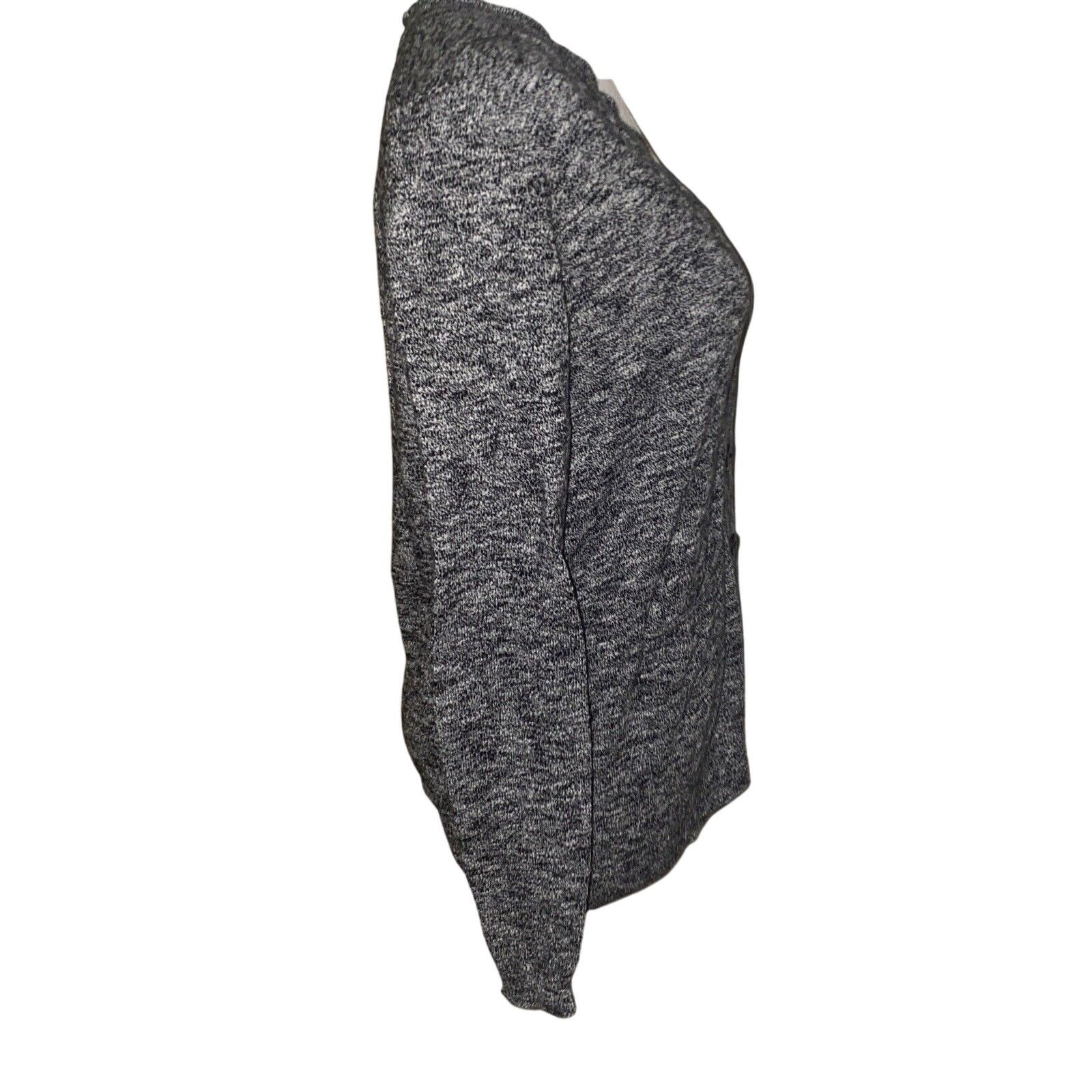 Madewell MADEWELL WOMEN'S SIZE XS BLACK WHITE BUTTON V NECK CARDIGAN Size XS / US 0-2 / IT 36-38 - 7 Thumbnail