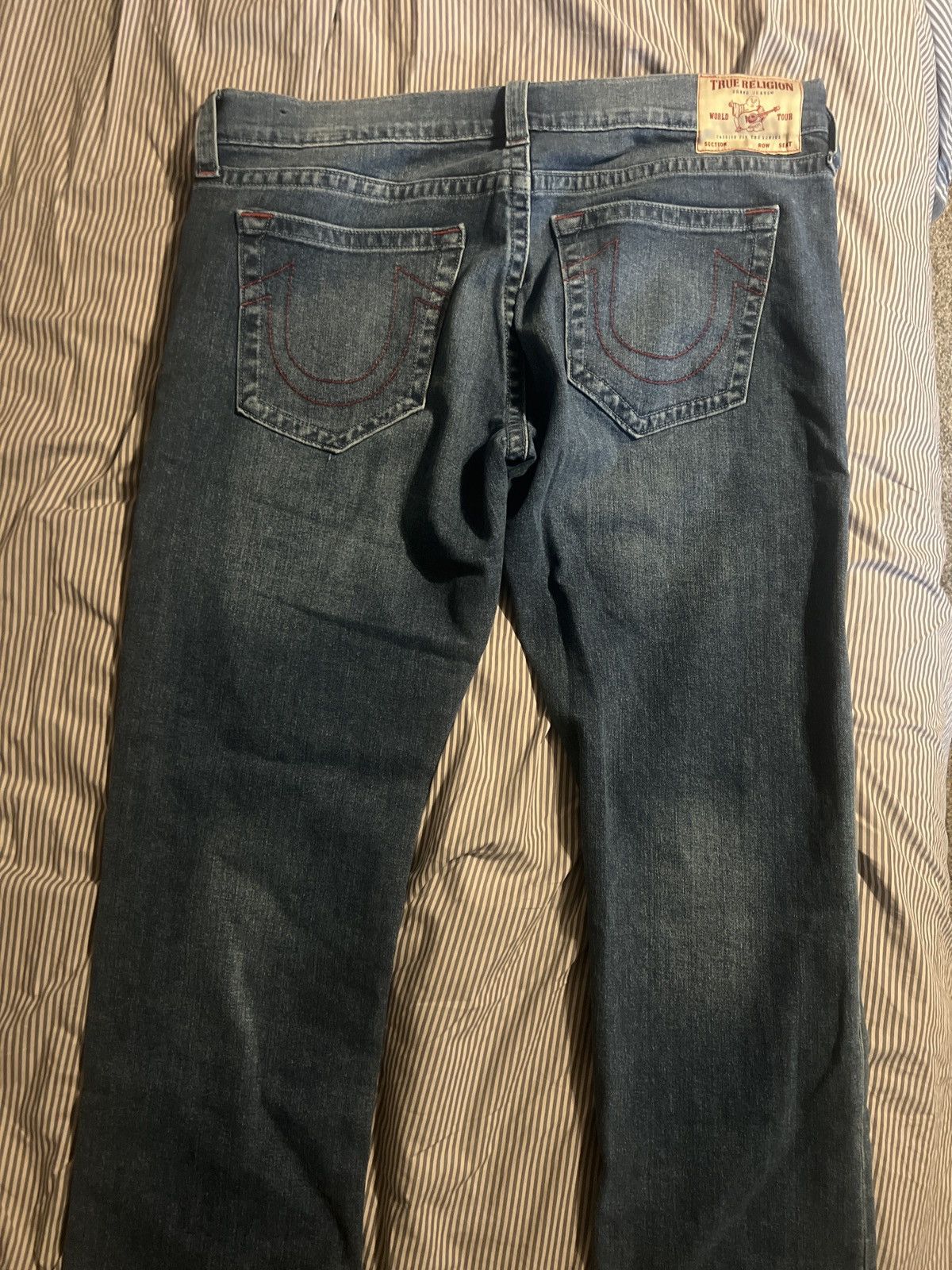 True Religion × Vintage True Religion Ricky Jeans Size US 40 / EU 56 - 1 Thumbnail