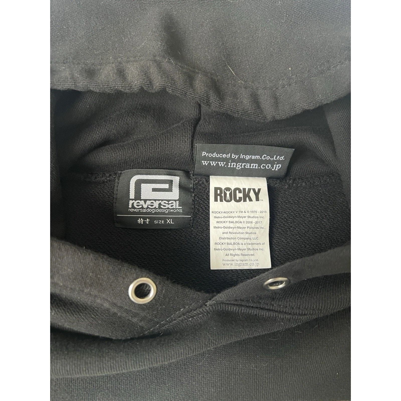 Other Reversal Rvddw Rocky III Hoodie Black Size XL Clubber Lang Size US XL / EU 56 / 4 - 6 Thumbnail