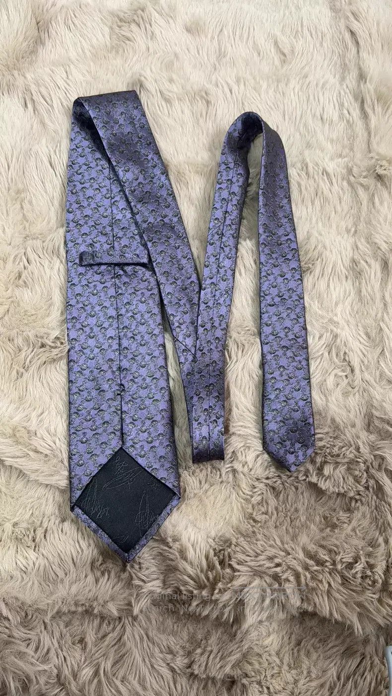 Vivienne Westwood Vivienne Westwood Purple all-over printed logo tie Size ONE SIZE - 6 Thumbnail